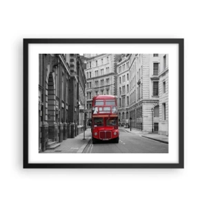 Plagát v čiernom ráme - Všednosť nemusí byť šedá - 50x40 cm