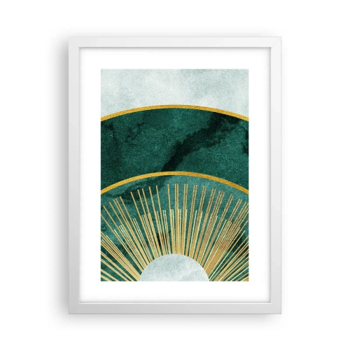 Plagát v bielom ráme - Iná slnečná sústava - 30x40 cm