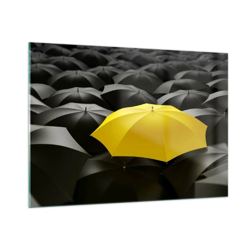 Obraz na skle - Zbohom smútku - 100x70 cm