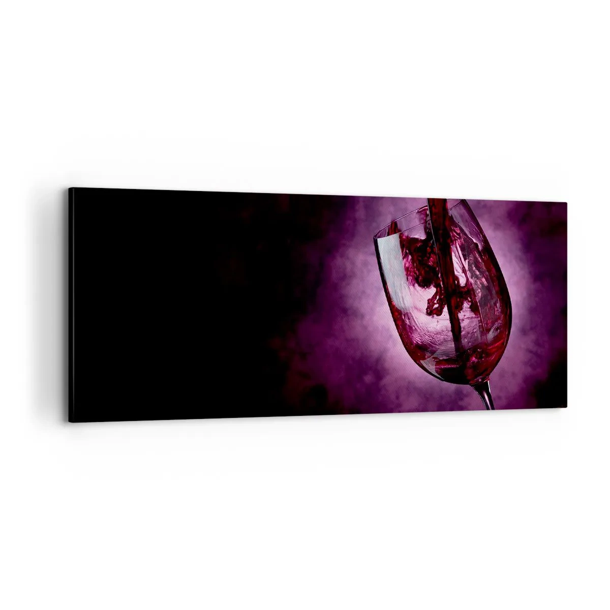 Obraz na plátne - Šarlát? Karmín? Nie, rubín. - 100x40 cm