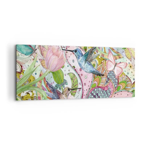 Obraz na plátne - Zamotané do lián - 100x40 cm