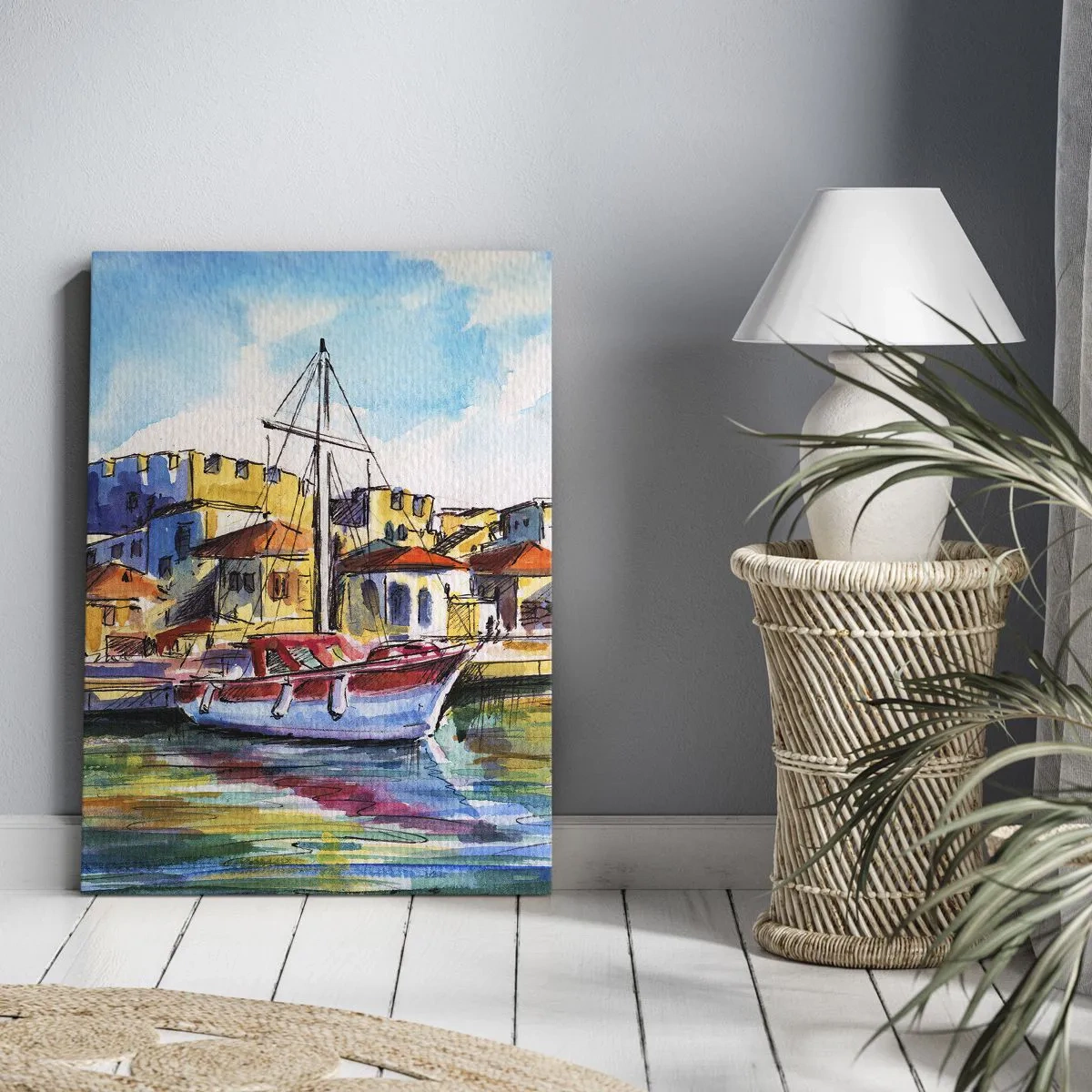 Obraz na plátne - Dúhové popoludnie - 50x70 cm