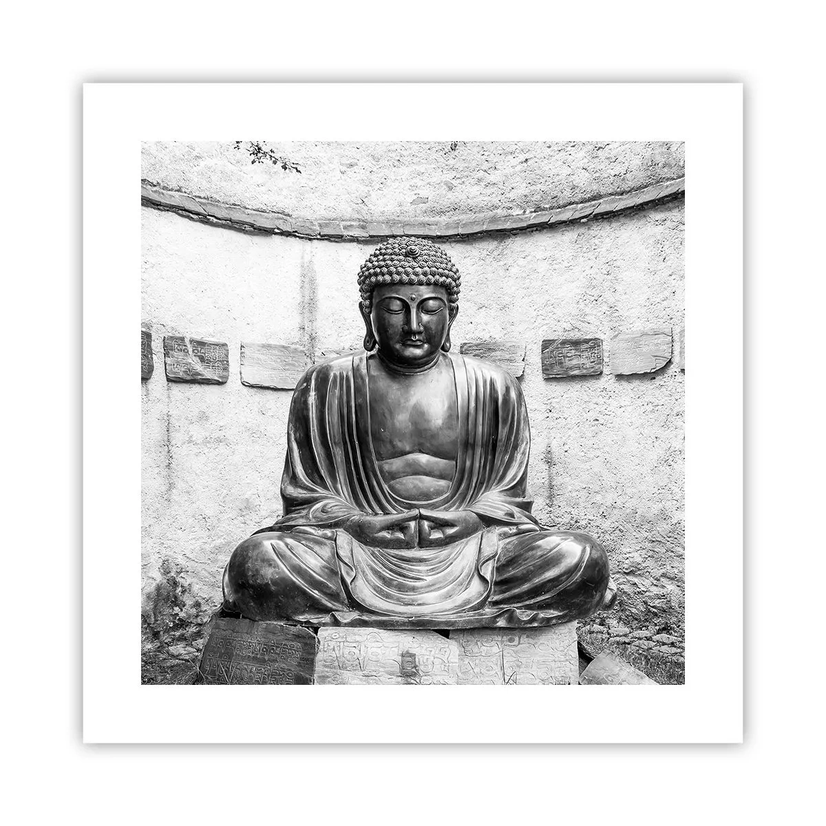 Plagát - Pri zdroji pokoja - 40x40 cm