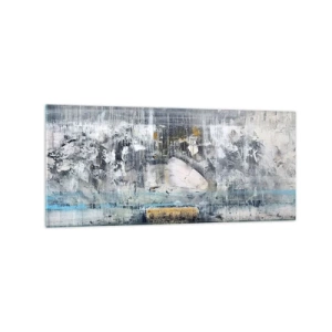 Obraz na skle - Ako na ľade, tak aj na hrude - 120x50 cm