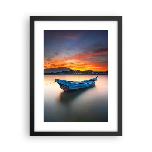 Plagát v čiernom ráme - Blíži sa dobrá noc - 30x40 cm