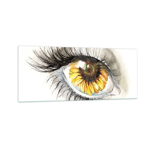 Obraz na skle - Pohľad žeravý ako leto - 100x40 cm