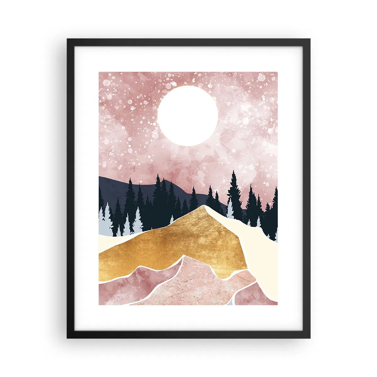 Plagát v čiernom ráme - Nočná hliadka - 40x50 cm