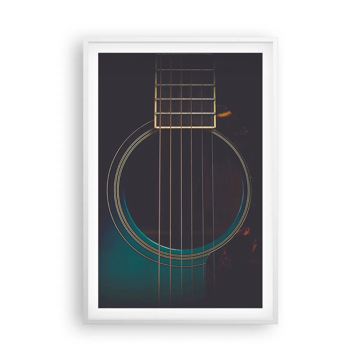 Plagát v bielom ráme - Okamih, než to zaznie - 61x91 cm