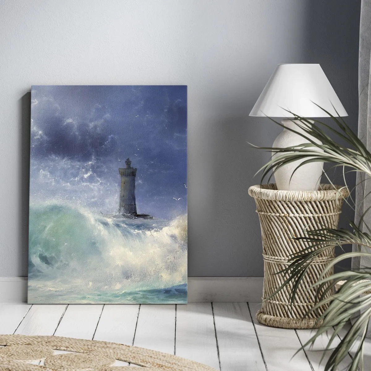 Obraz na plátne - Na stráži proti živlom - 45x80 cm