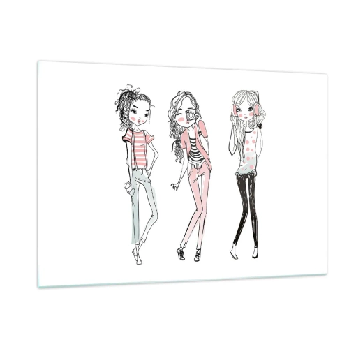 Obraz na skle - Bude, bude zábava - 120x80 cm