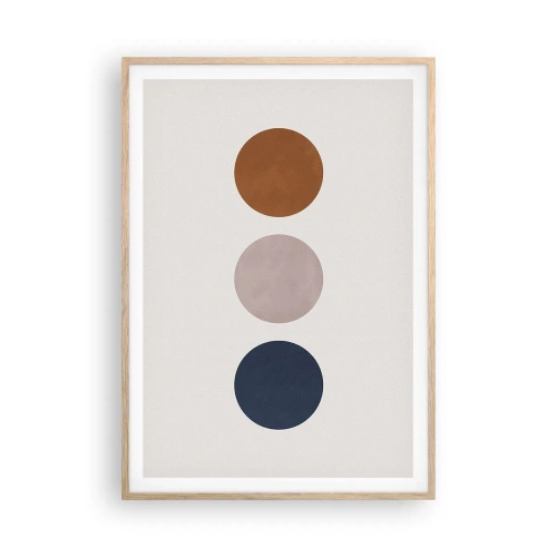 Plagát v ráme zo svetlého duba - Symbol dokonalosti - 70x100 cm