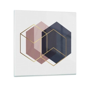 Obraz na skle - Sila jednoduchosti - 50x50 cm