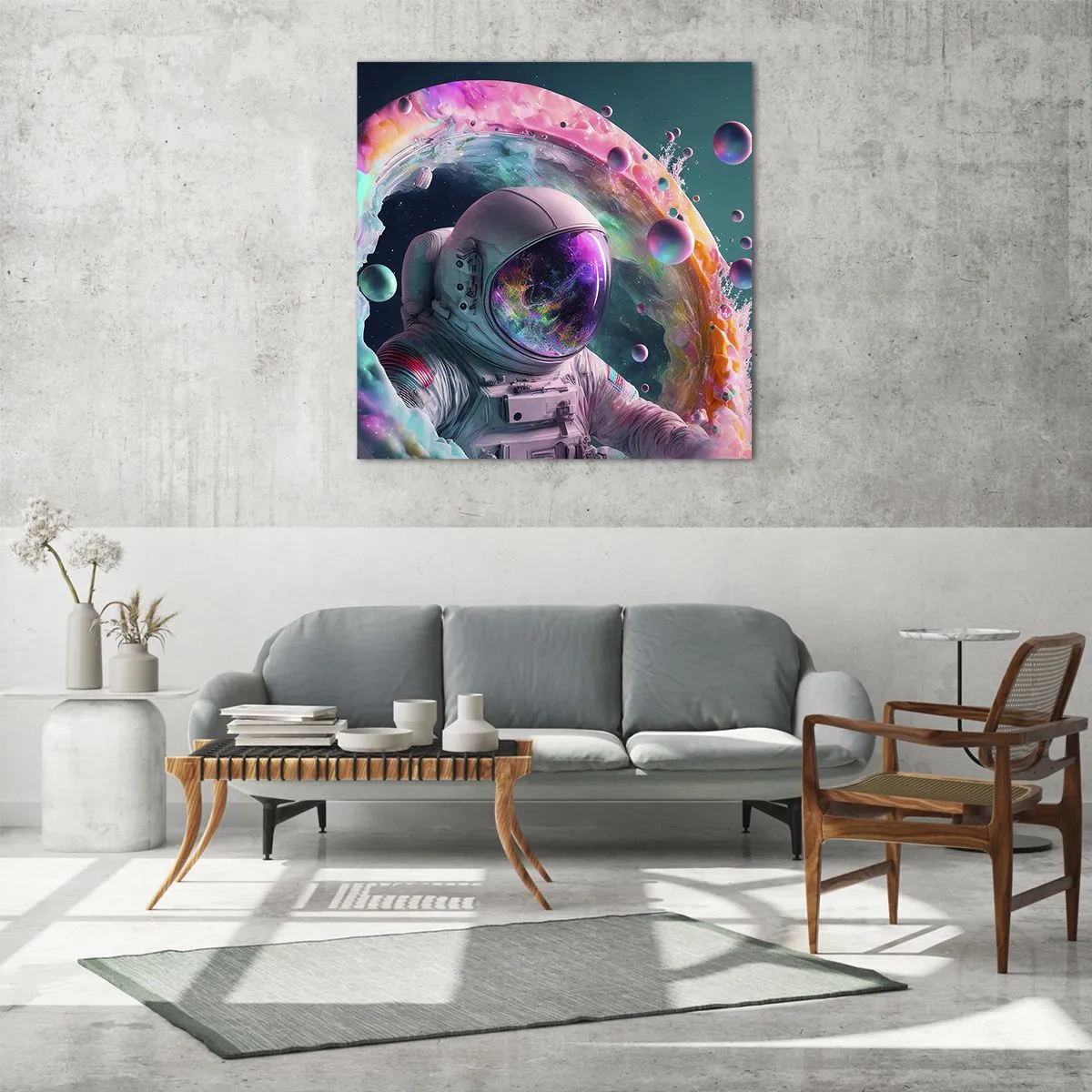 Obraz na skle - Hviezdna brána - 50x50 cm