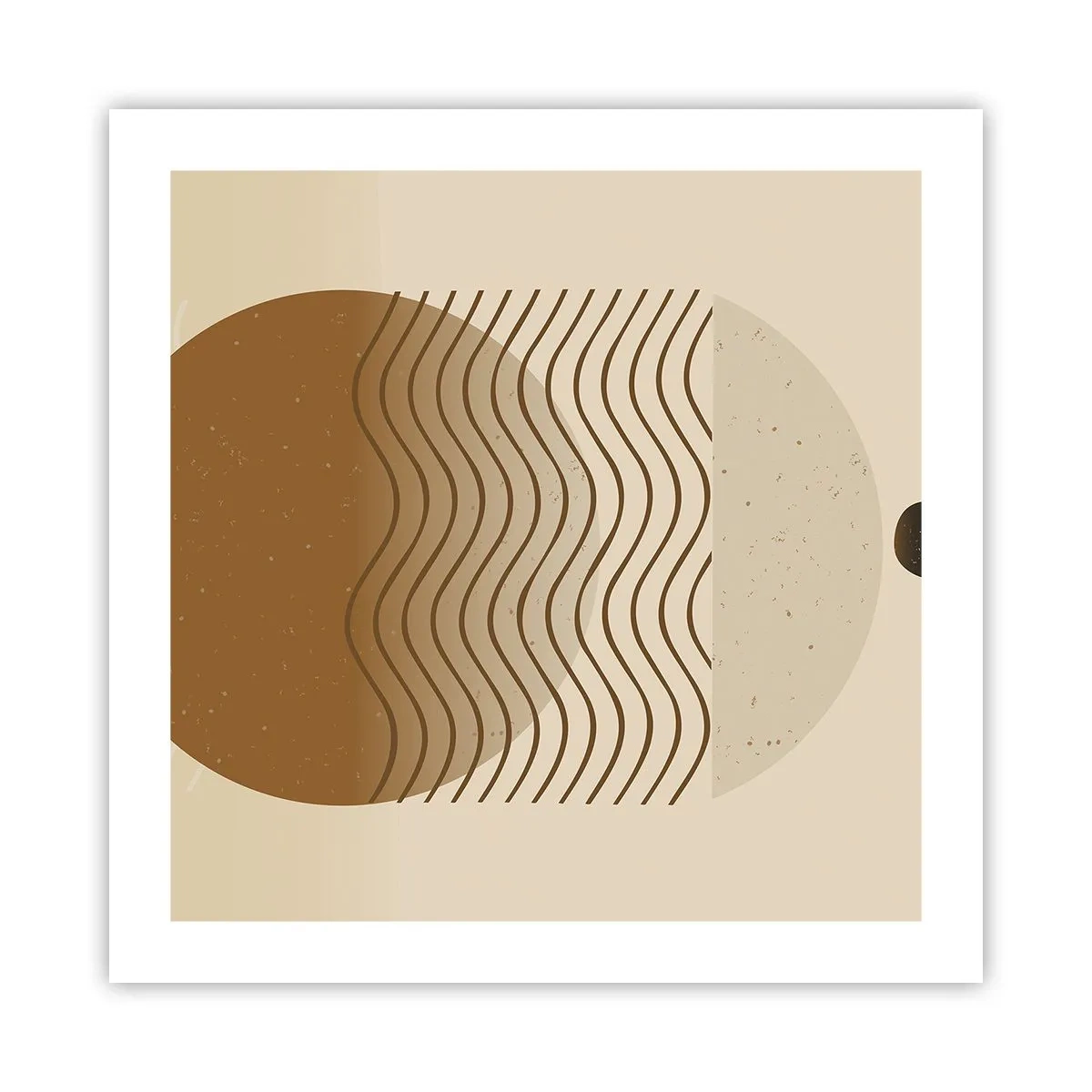 Plagát - O pôvode geometrických obrazcov - 50x50 cm