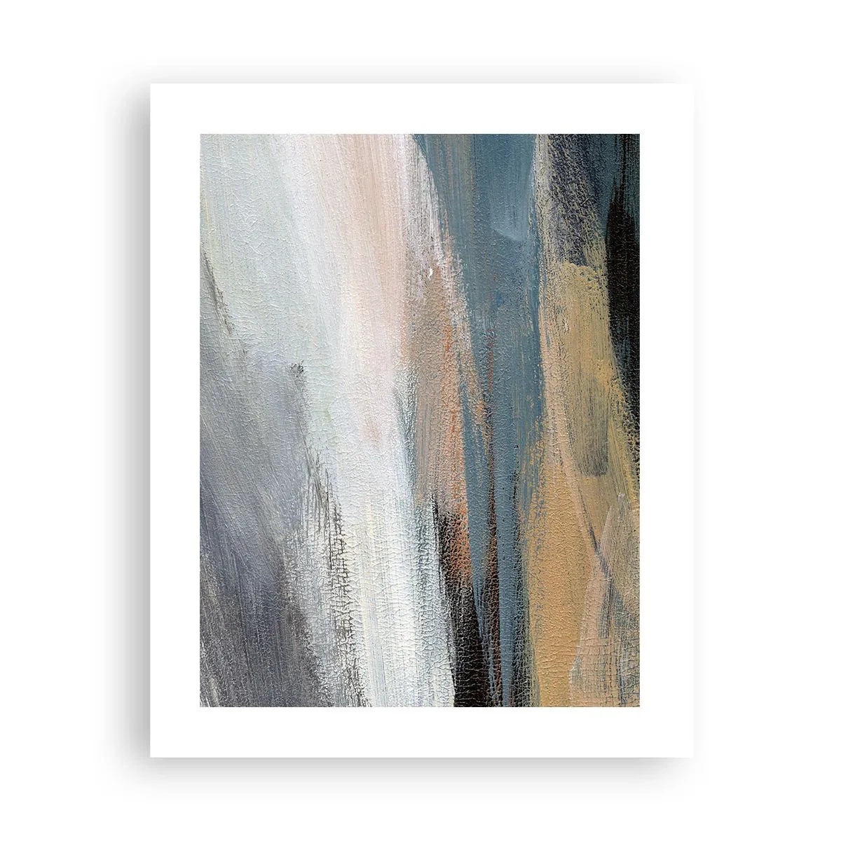 Plagát - Abstrakcia: severná krajina - 40x50 cm