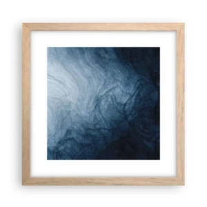 Plagát v ráme zo svetlého duba - Siahnuť do hlbín - 30x30 cm