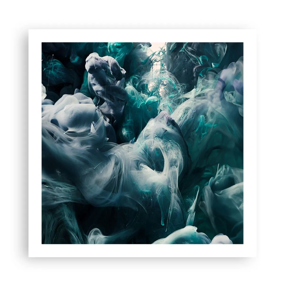 Plagát - Pohyb farby - 60x60 cm