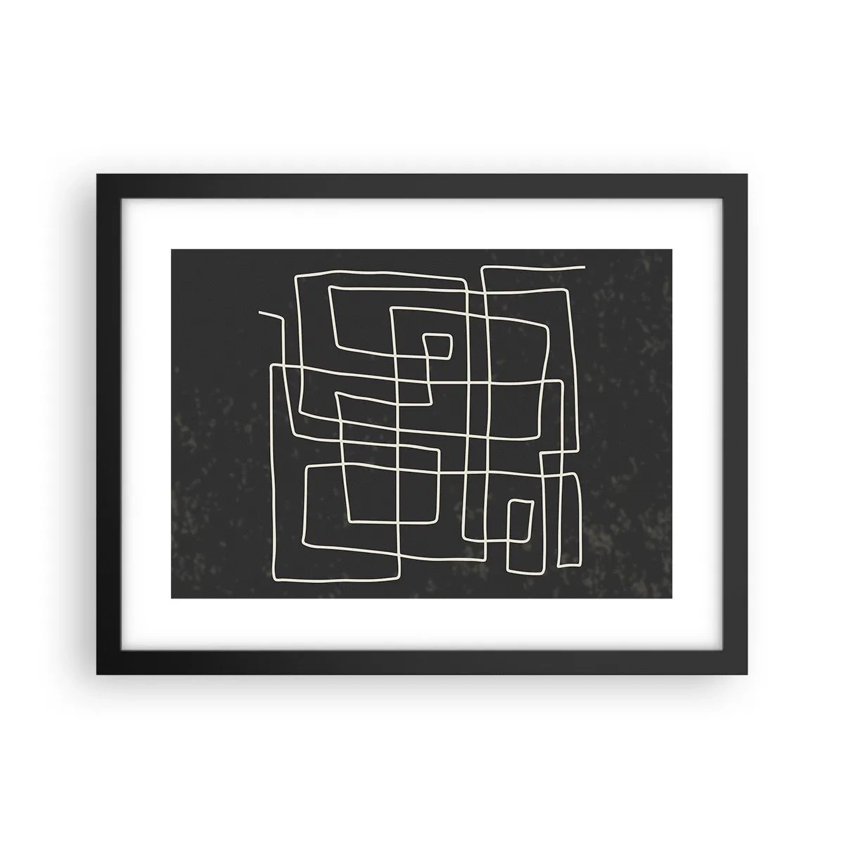 Plagát v čiernom ráme - Nie je to tak jednoduché - 40x30 cm