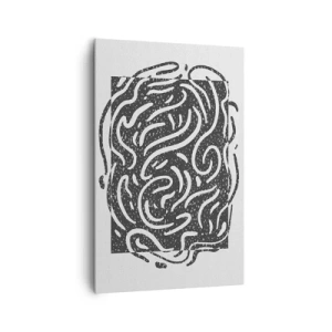 Obraz na plátne - Abstrakcia: tanec radosti - 80x120 cm