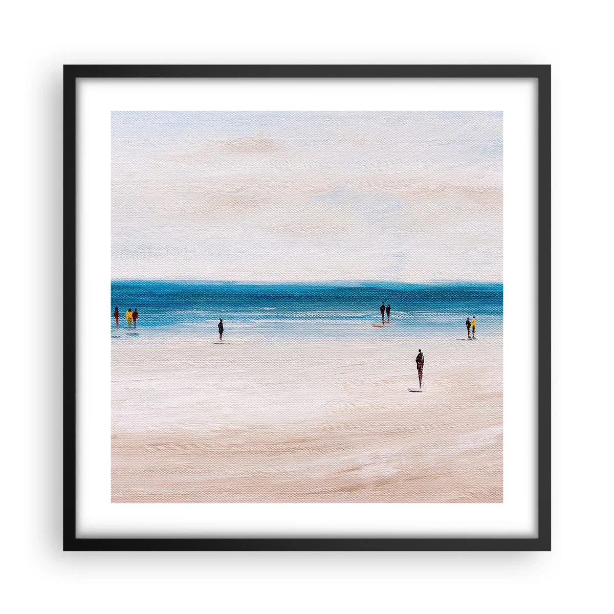 Plagát v čiernom ráme - Prirodzená potreba - 50x50 cm