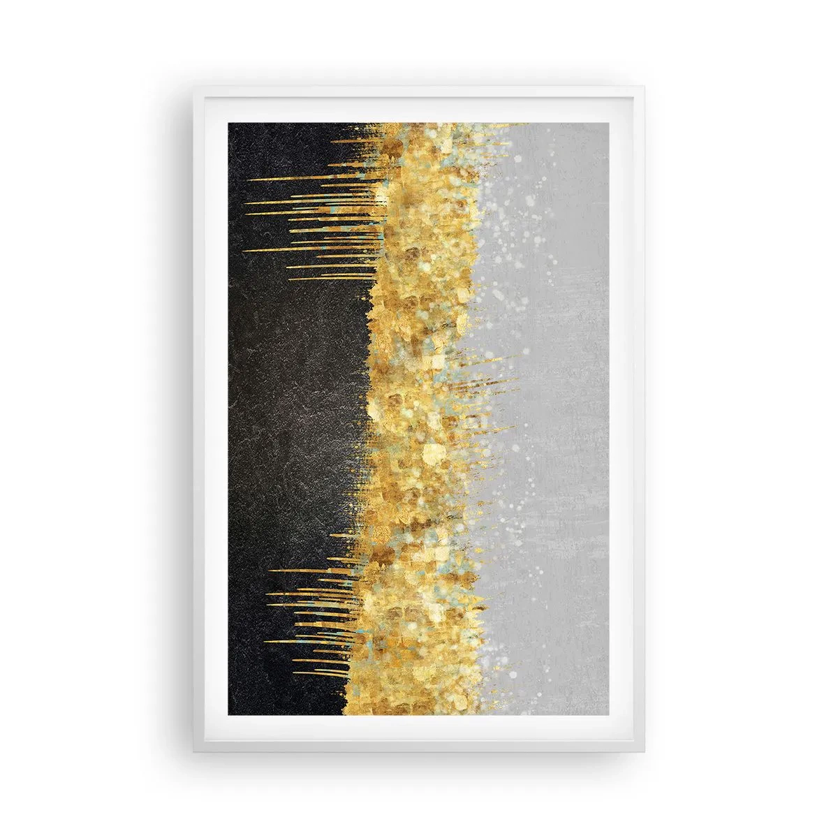 Plagát v bielom ráme - Dovnútra a nahor - 61x91 cm