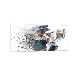 Obraz na skle - Desať na Beaufortovej stupnici! - 120x50 cm