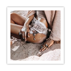 Plagát - Vyplavená na breh? - 60x60 cm