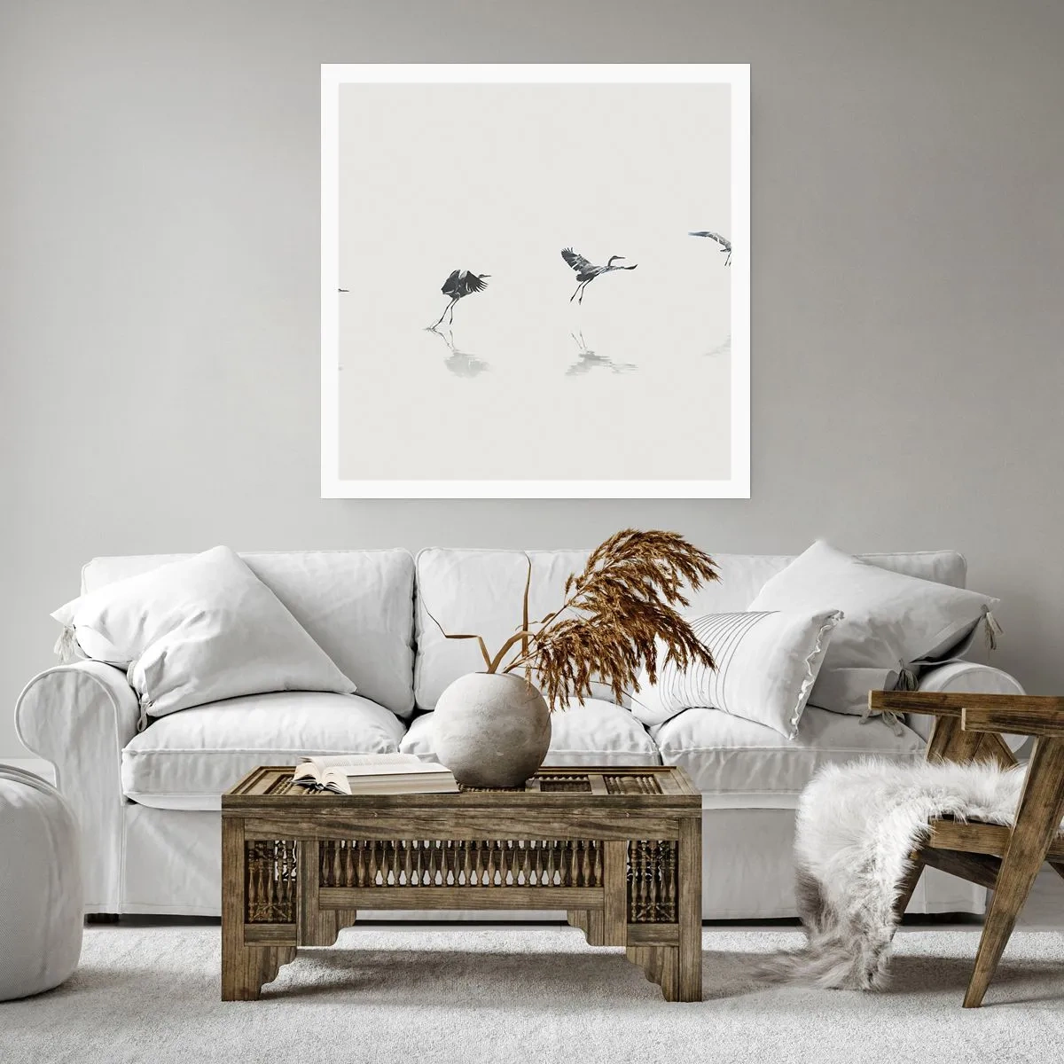 Plagát - Štyri jednoduché kroky - 60x60 cm