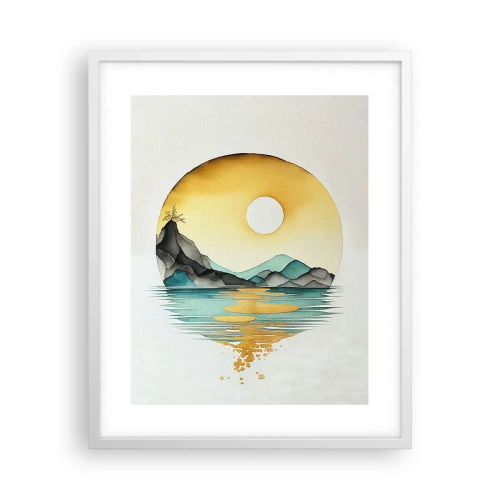 Plagát v bielom ráme - V kruhu krásy - 40x50 cm