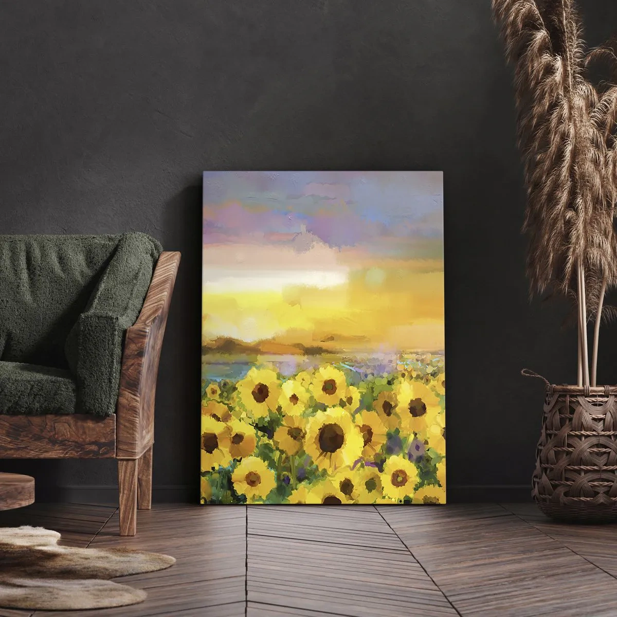 Obraz na plátne - Samotné slnko zostúpilo na zem - 50x70 cm