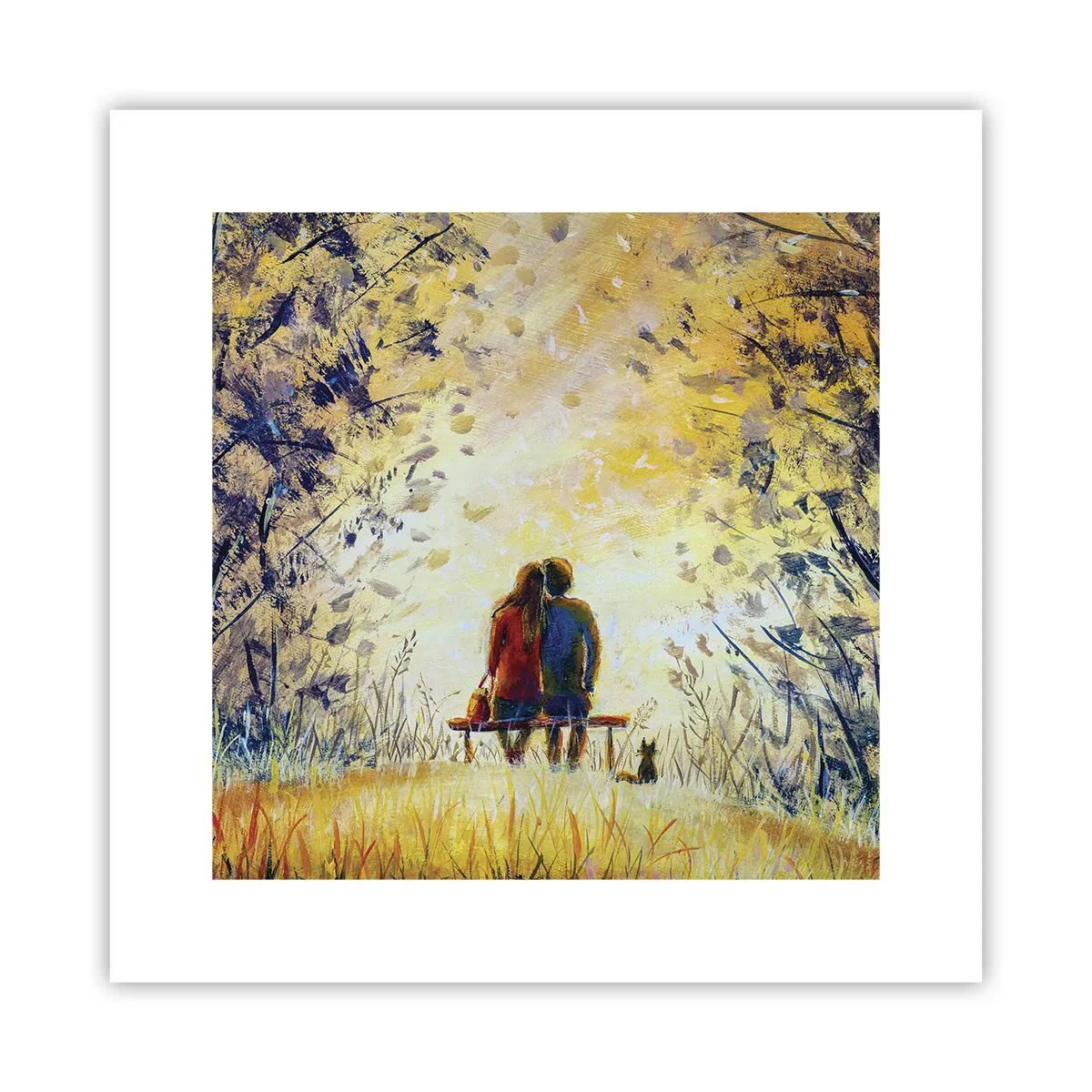Plagát - Magický okamih - 30x30 cm