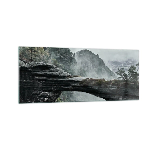 Obraz na skle - Dobrodružstvo práve začína - 100x40 cm