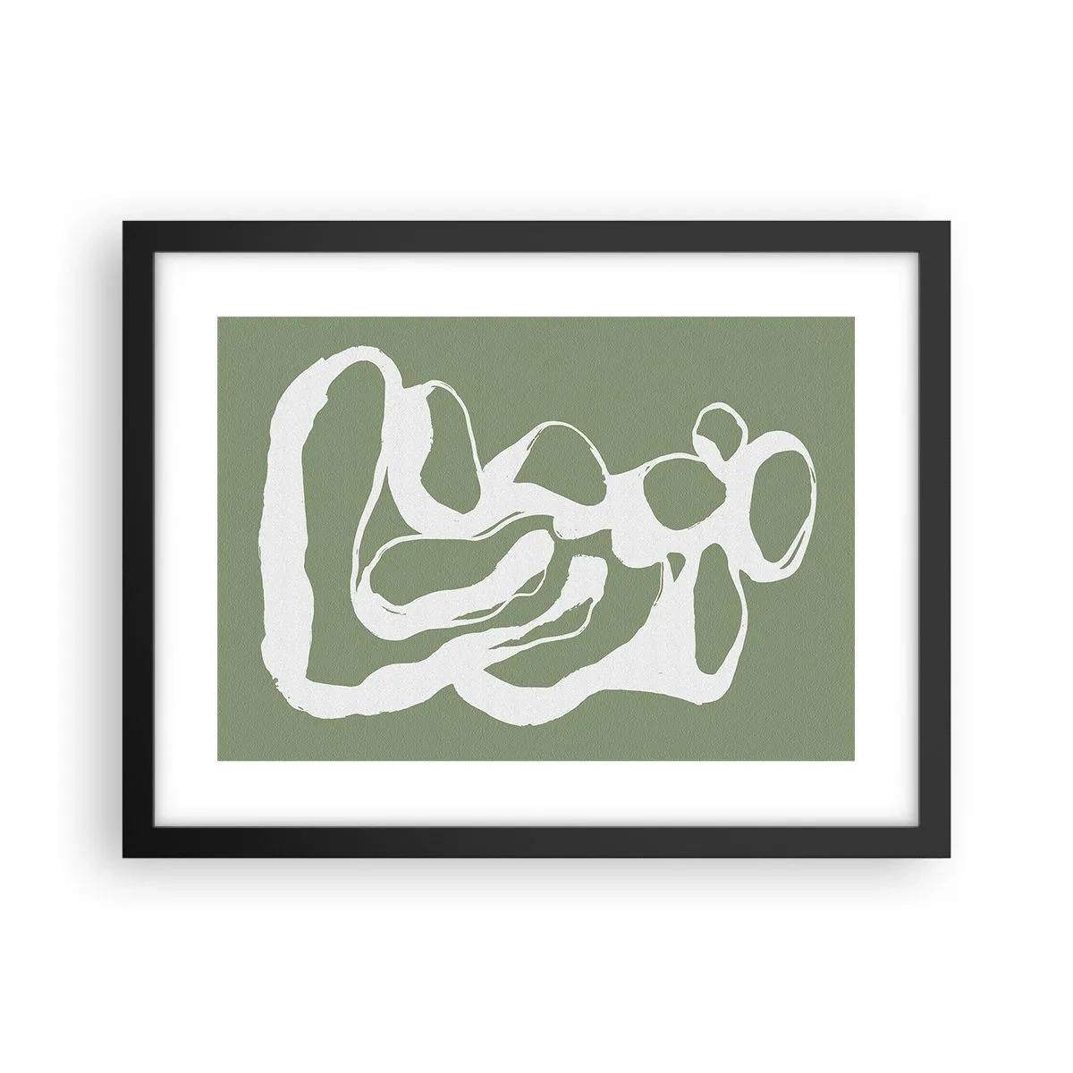 Plagát v čiernom ráme - Volanie priestoru - 40x30 cm