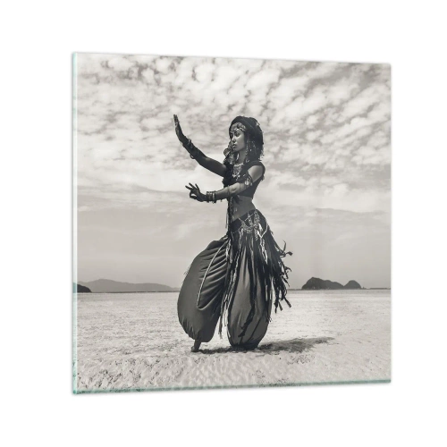 Obraz na skle - Tanec južných ostrovov - 70x70 cm