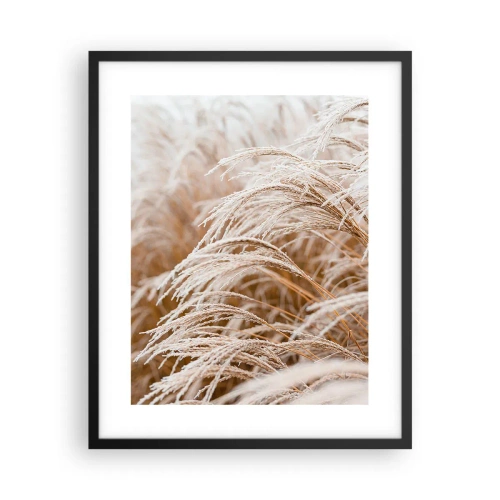 Plagát v čiernom ráme - Klanenie jesennému slnku - 40x50 cm