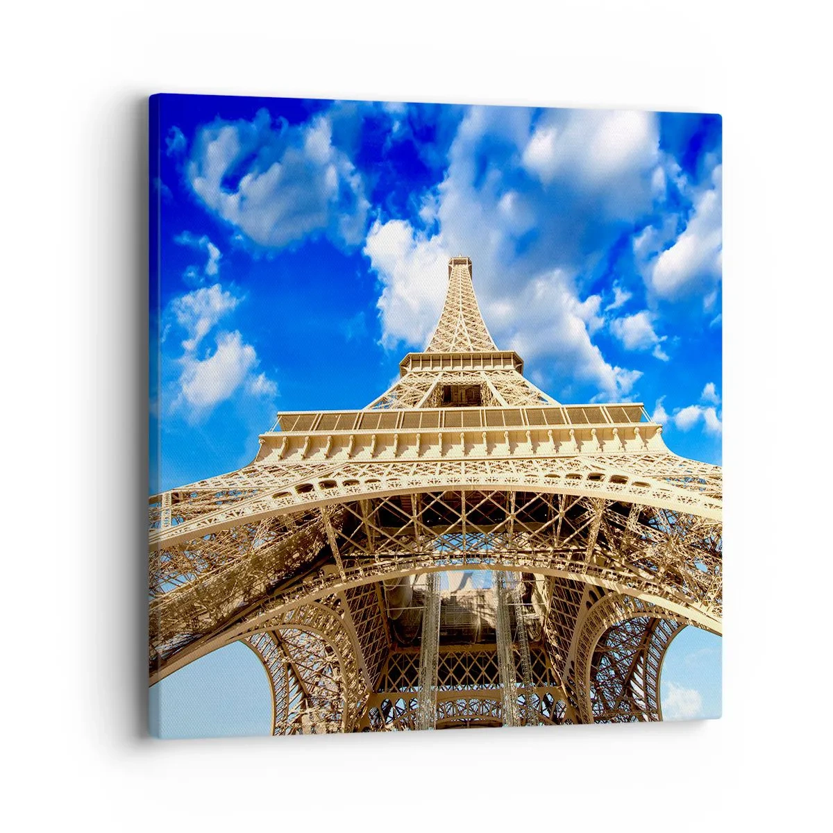 Obraz na plátne - Dosiahnuť na oblohu a mraky - 40x40 cm