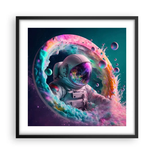 Plagát v čiernom ráme - Hviezdna brána - 50x50 cm