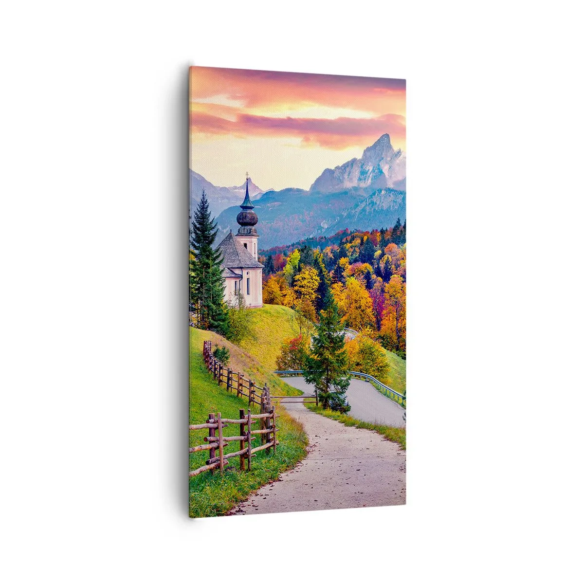 Obraz na plátne - Úplne ideálna krajina - 65x120 cm