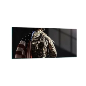 Obraz na skle - Práve preto - 120x50 cm