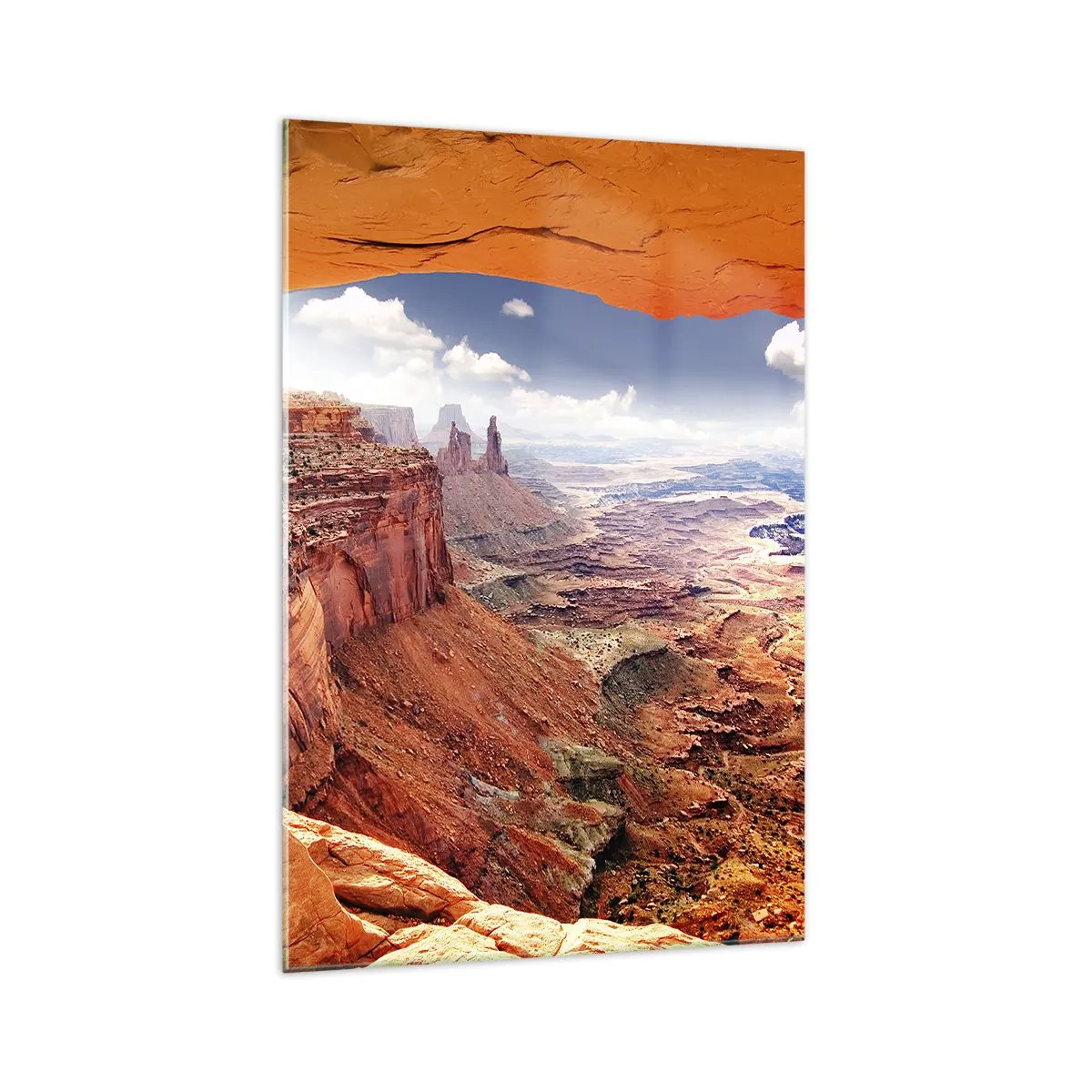 Obraz na skle - Vytesané samotnou prírodou - 70x100 cm