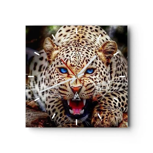 Nástenné hodiny - Zlosť kráse neškodí - 30x30 cm