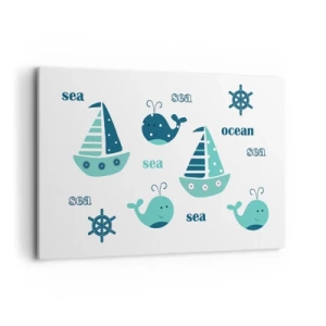 Obraz na plátne - Cez mora a oceány - 120x80 cm