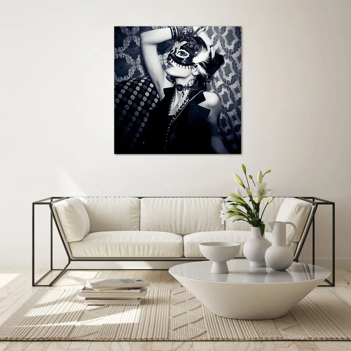 Obraz na skle - Dekorácie, ozdoby, vzory… - 40x40 cm