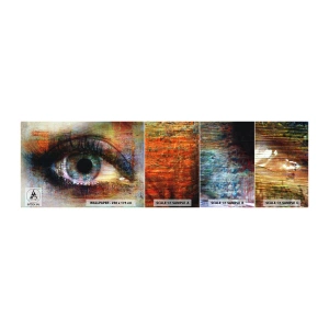Vzorka samolepiacej fototapety Deluxe Sticker - Možno sa pozrieť do duše - Abstrakcia, Oko, Kus - 100x30 cm
