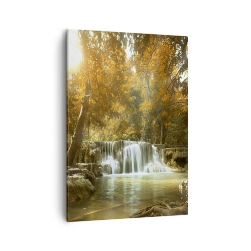 Obraz na plátne - Parkový vodopád - 50x70 cm