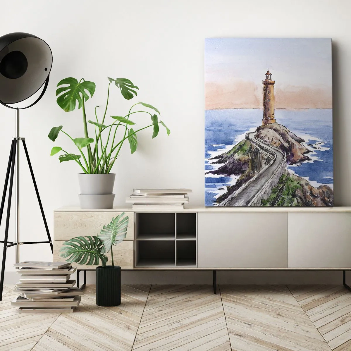 Obraz na plátne - Tvárou v tvár moru - 50x70 cm