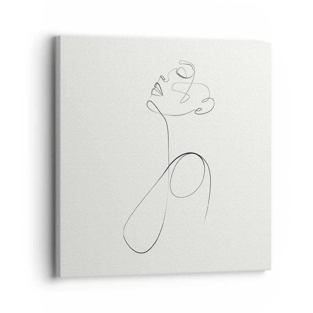 Obraz na plátne - Zamotaná v snoch - 30x30 cm