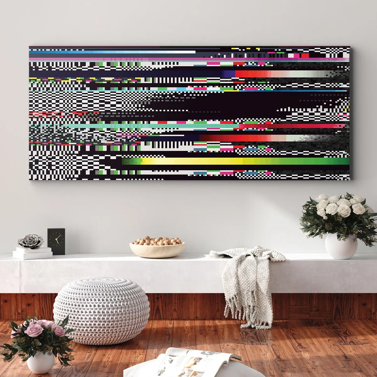 Obraz na plátne - Kontrolný obraz skutočnosti - 140x50 cm