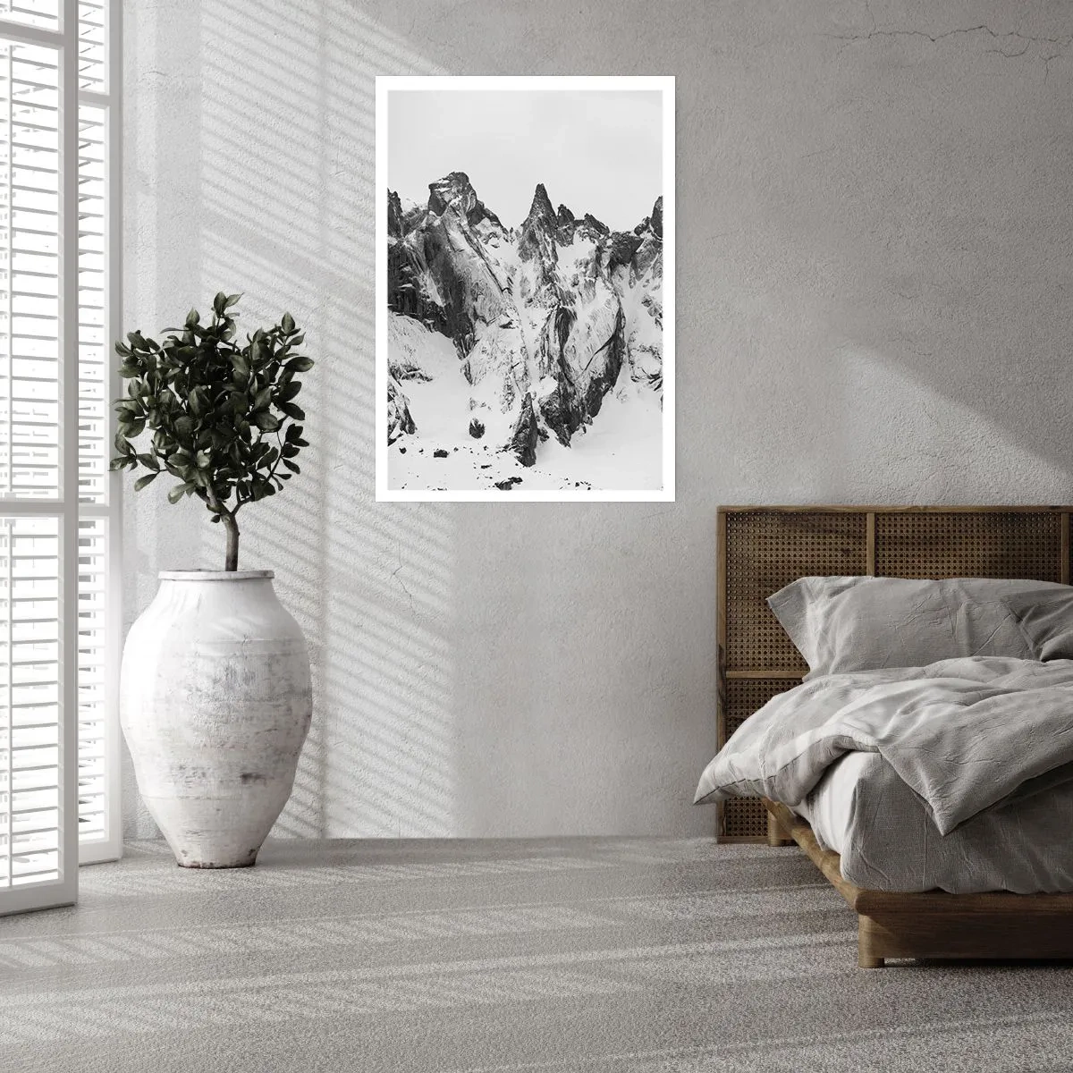 Plagát - Hrozivý žulový hrebeň - 50x70 cm