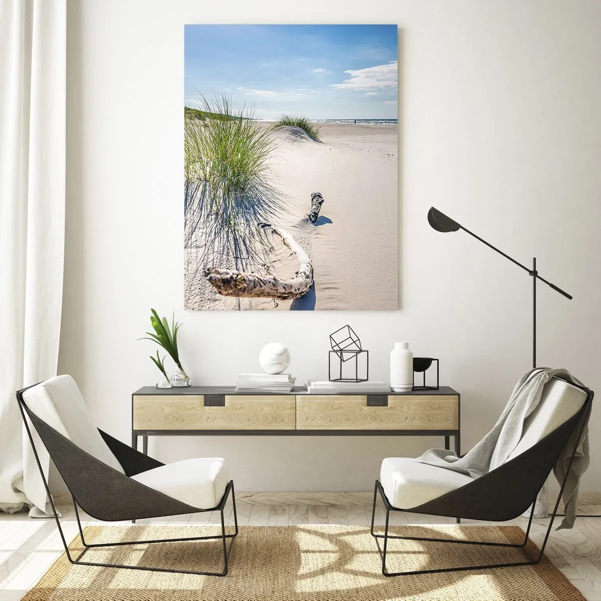 Obraz na skle - Najkrajšia? Baltská - 80x120 cm